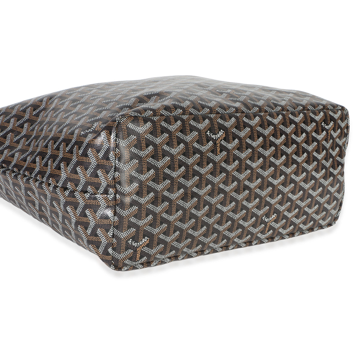 Goyard Gold Black ine Canvas Saint Louis PM Handbag clasp