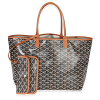 Goyard Gold Black ine Canvas Saint Louis PM Handbag fv