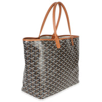 Goyard Gold Black ine Canvas Saint Louis PM Handbag pv