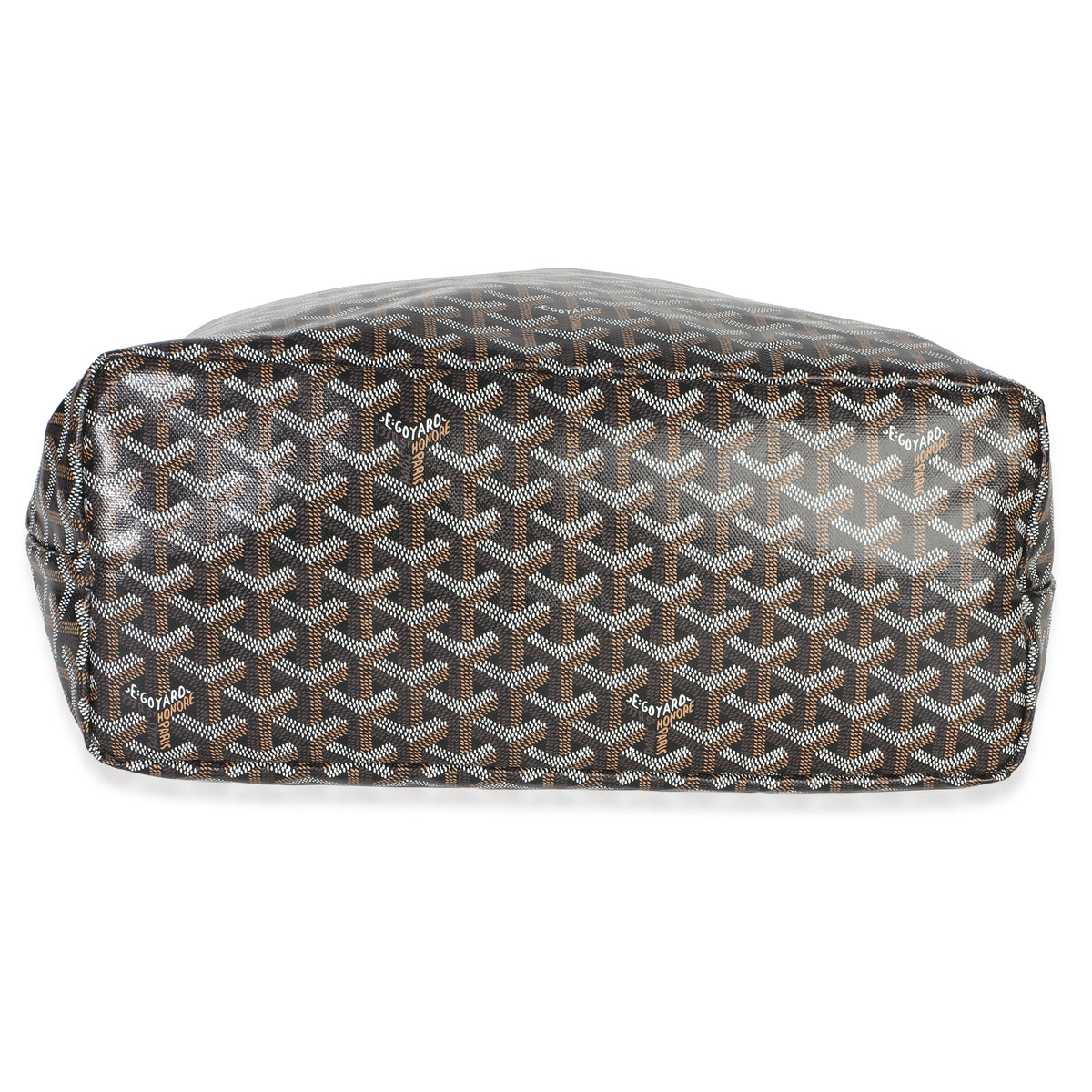 Goyard Gold Black ine Canvas Saint Louis PM Handbag stamp