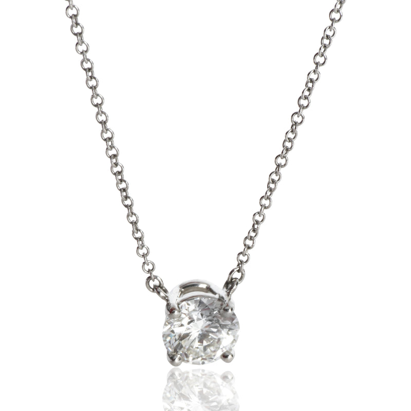 Tiffany & Co. Platinum Diamond Pendant fv