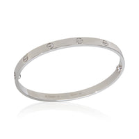 Cartier White Gold  Love Bracelet bv