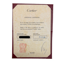 Cartier White Gold  Love Bracelet box