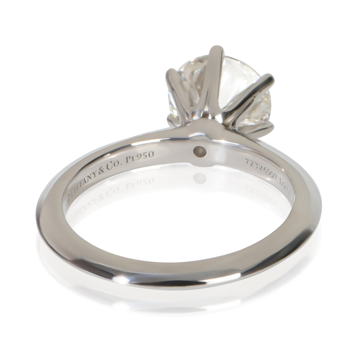 Tiffany & Co. 2.01 ct Round Brilliant Diamond Engagement Ring pv