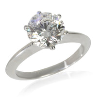 Tiffany & Co. 2.01 ct Round Brilliant Diamond Engagement Ring bv