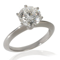 Tiffany & Co. 2.01 ct Round Brilliant Diamond Engagement Ring clasp