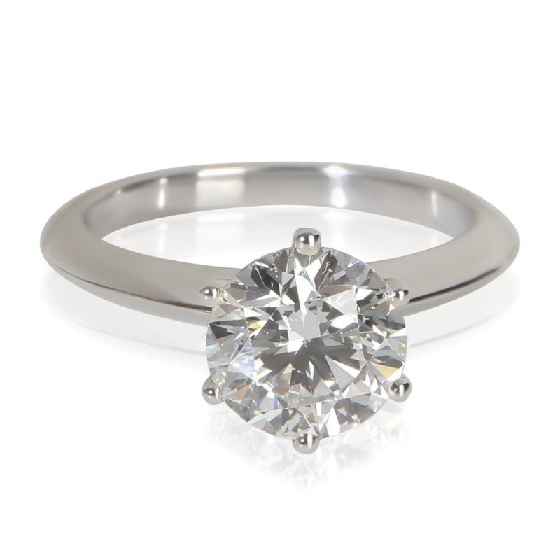 Tiffany & Co. 2.01 ct Round Brilliant Diamond Engagement Ring fv