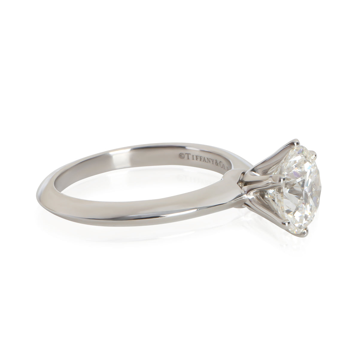Tiffany & Co. 2.01 ct Round Brilliant Diamond Engagement Ring sv