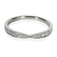 Tiffany & Co. Platinum Diamond Harmony Band fv