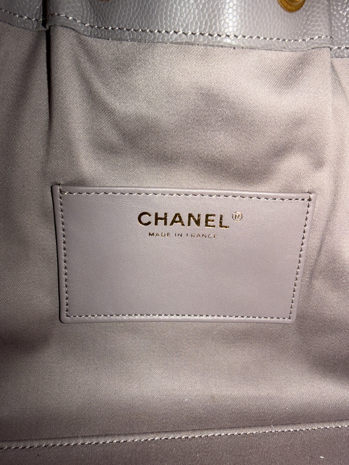 Chanel Grey Quilted Caviar Small  25 Hobo Handbag Handbag ad2