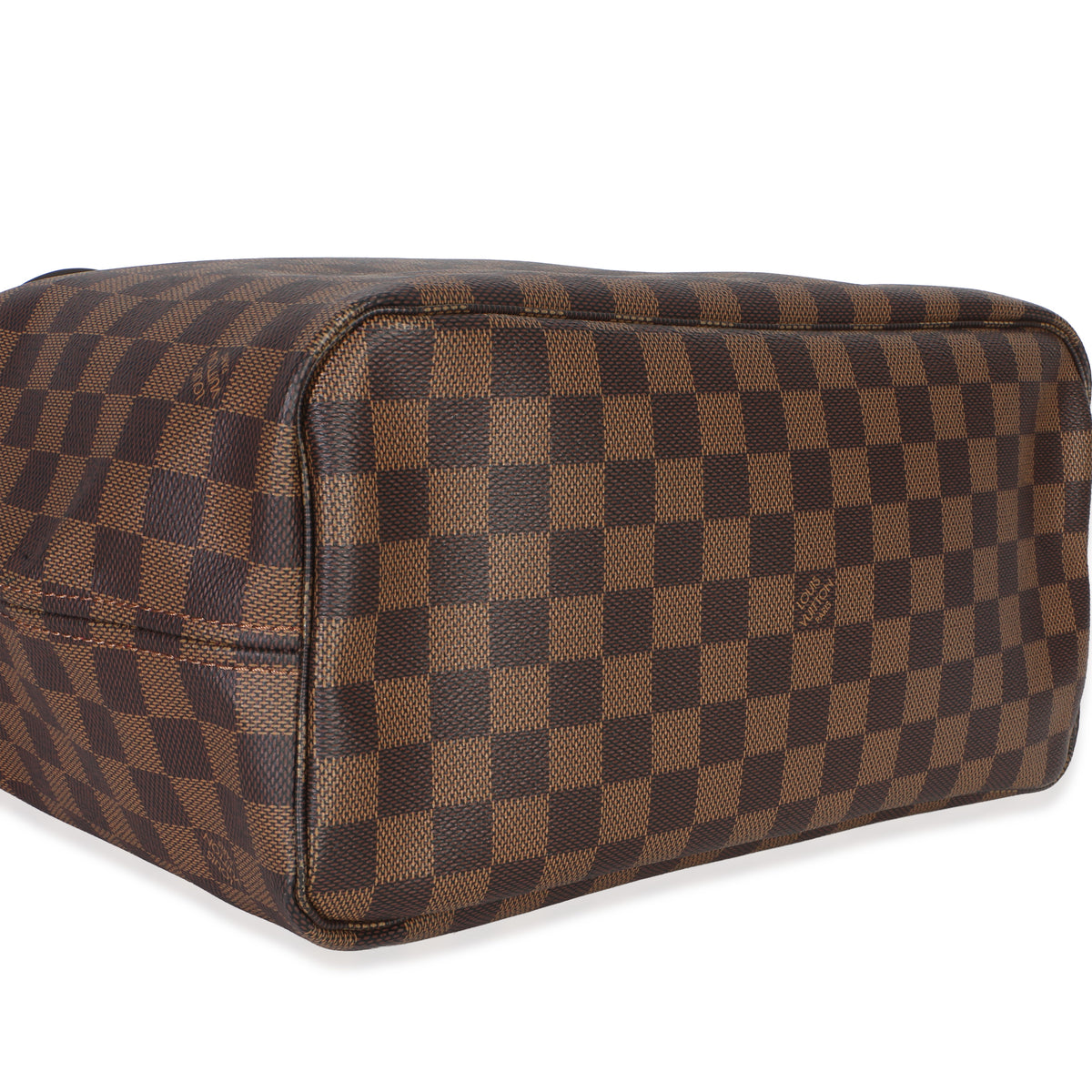 Louis Vuitton Damier Ebene Canvas Neverfull MM Handbag clasp