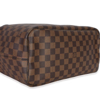 Louis Vuitton Damier Ebene Canvas Neverfull MM Handbag clasp