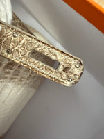 Hermès Blanc Matte Niloticus Crocodile Himalaya Birkin 30 PHW Handbag ad4