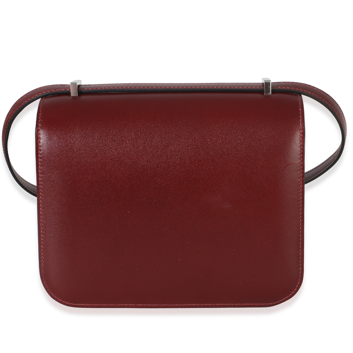 Hermès Rouge H Box Constance 18 PHW Handbag bv