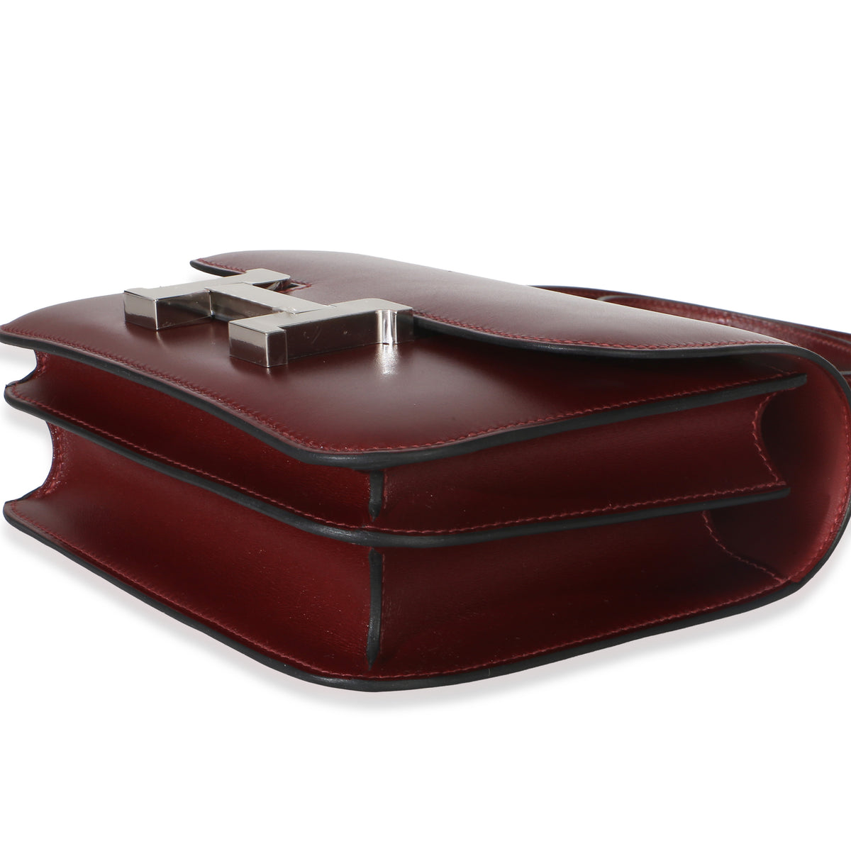 Hermès Rouge H Box Constance 18 PHW Handbag clasp