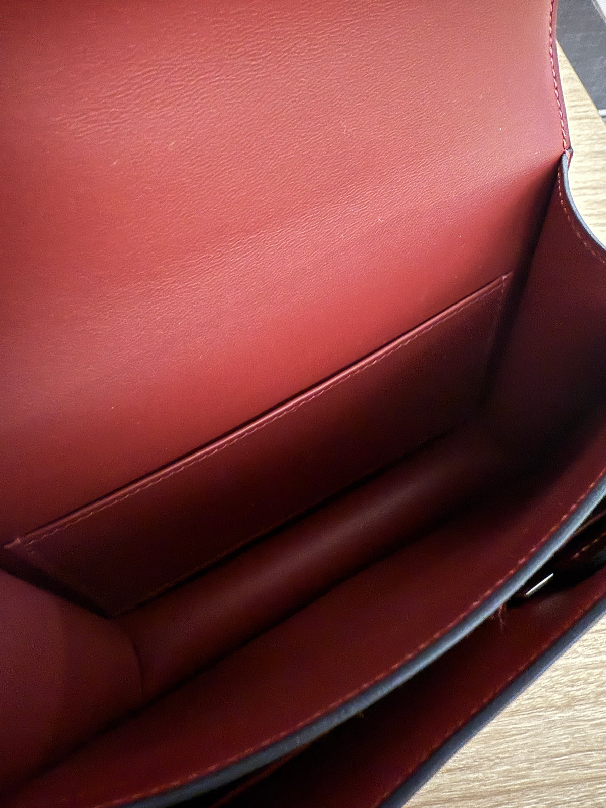 Hermès Rouge H Box Constance 18 PHW Handbag ad4