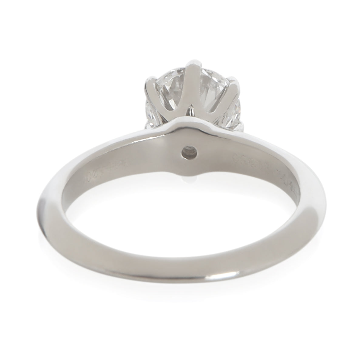 Tiffany & Co. 0.91 ct Round Brilliant Diamond Engagement Ring pv