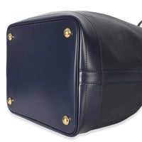 Louis Vuitton Navy Epi NeoNoe MM NM Handbag clasp