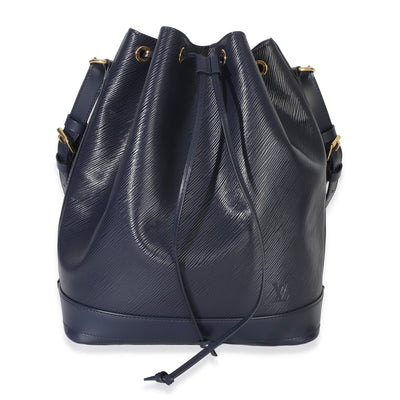 Louis Vuitton Navy Epi NeoNoe MM NM Handbag fv