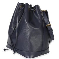 Louis Vuitton Navy Epi NeoNoe MM NM Handbag sv