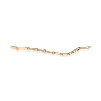 Hermès Yellow Gold Diamond Small Kelly Chaine Bracelet bv