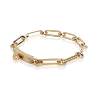 Hermès Yellow Gold Diamond Small Kelly Chaine Bracelet sv