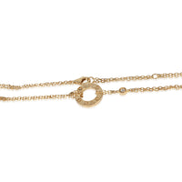 Cartier Yellow Gold Diamond Love Necklace clasp