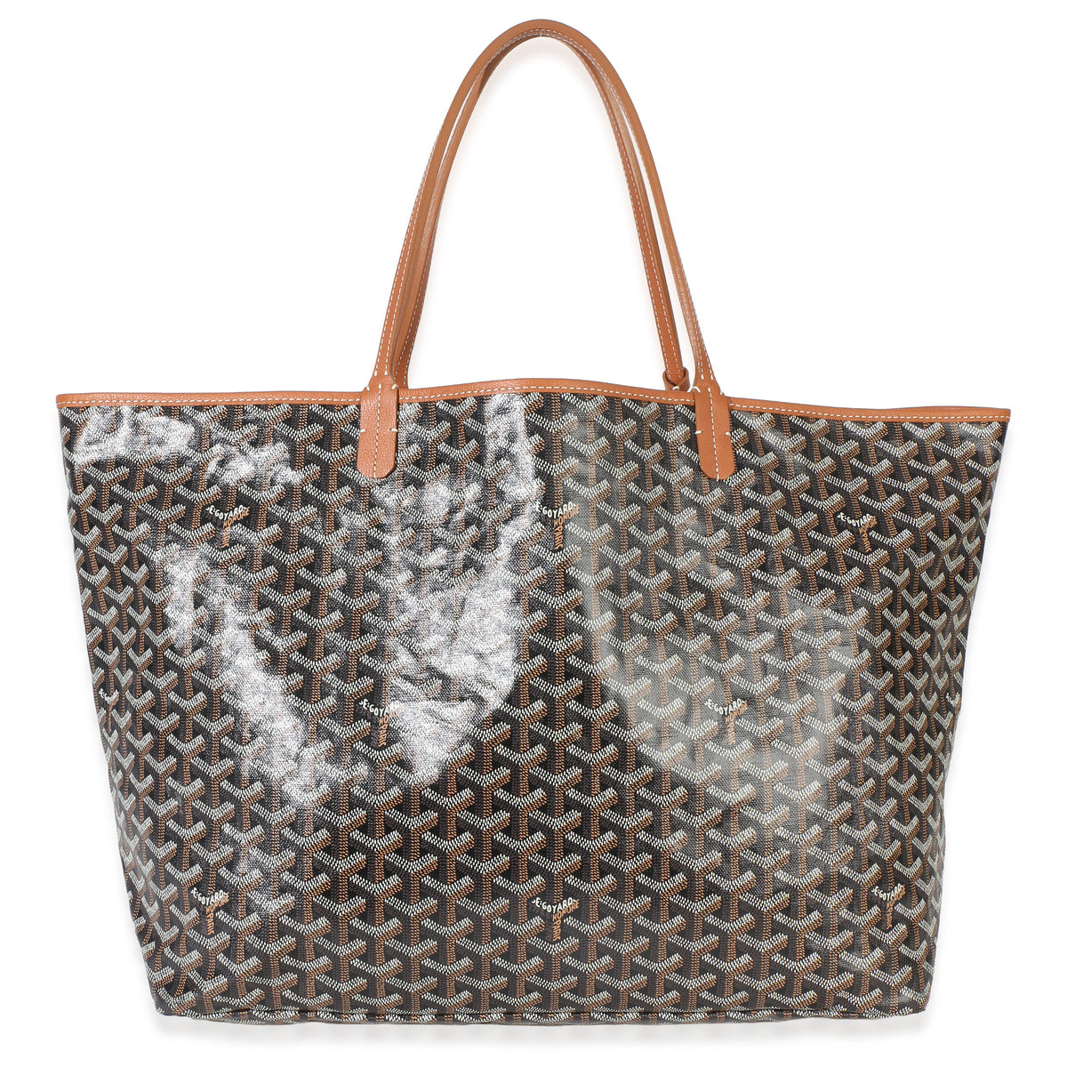 Goyard Black Gold ine Canvas Saint Louis GM Handbag bv