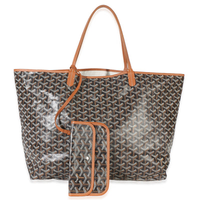 Goyard Black Gold ine Canvas Saint Louis GM Handbag fv