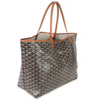 Goyard Black Gold ine Canvas Saint Louis GM Handbag pv