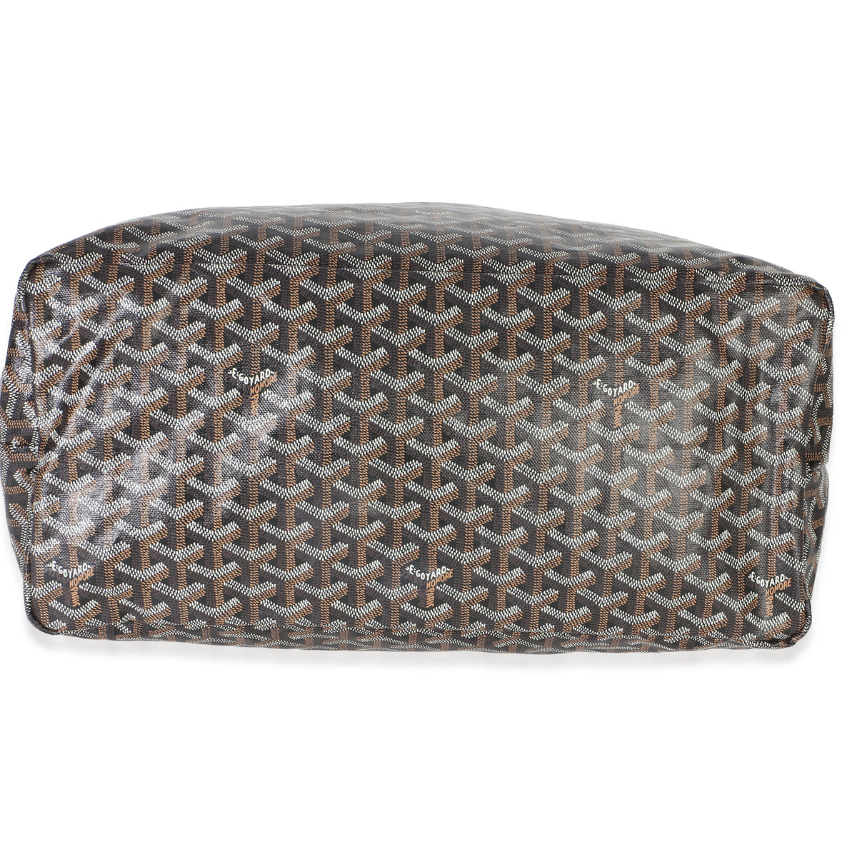 Goyard Black Gold ine Canvas Saint Louis GM Handbag stamp