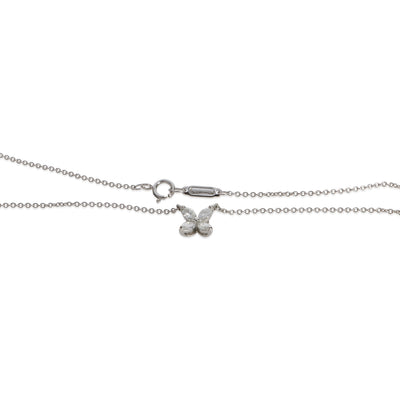 Tiffany & Co. Platinum Diamond Small Model Victoria Pendant fv