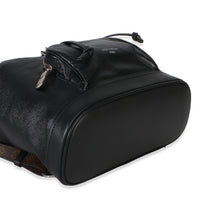 Louis Vuitton Black Lambskin Monogram Canvas Montsouris Vibe PM Handbag box