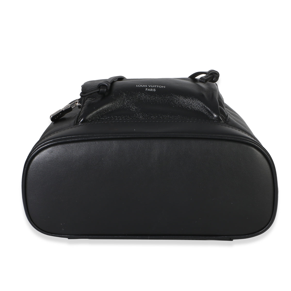 Louis Vuitton Black Lambskin Monogram Canvas Montsouris Vibe PM Handbag bv