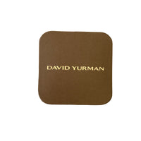 David Yurman White Gold  8mm Forged Carbon Band box