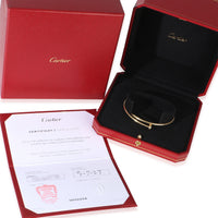 Cartier Yellow Gold Small Model Juste Un Clou Bracelet stamp