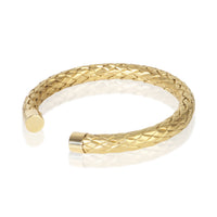 Roberto Coin Yellow Gold  Woven Cuff Bracelet sv