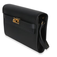 Hermès Black Epsom Kelly To Go Wallet GHW Handbag pv