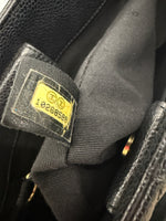 Chanel Black Quilted Caviar Petit Shopping Tote Handbag ad4