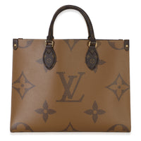 Louis Vuitton Reverse Monogram Canvas Onthego MM Handbag bv