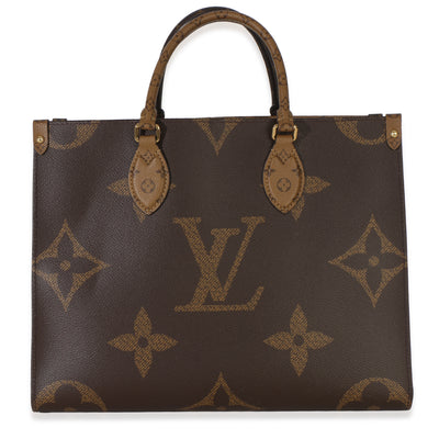 Louis Vuitton Reverse Monogram Canvas Onthego MM Handbag fv