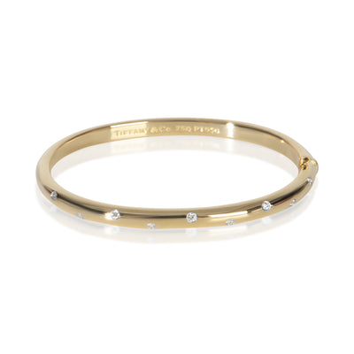 Tiffany & Co. Yellow Gold & Platinum Diamond Etoile Bracelet fv