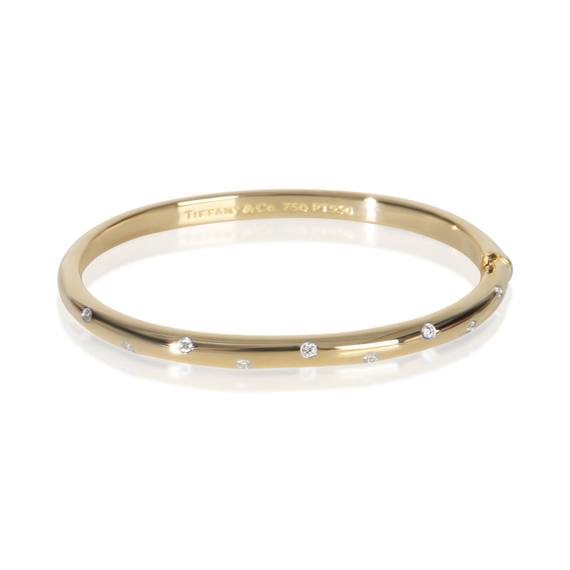 Tiffany & Co. Yellow Gold & Platinum Diamond Etoile Bracelet fv
