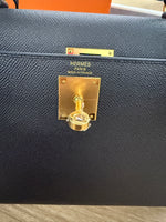 Hermès Black Epsom Sellier Kelly 28 GHW Handbag ad3