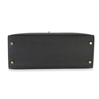 Hermès Black Epsom Sellier Kelly 28 GHW Handbag stamp