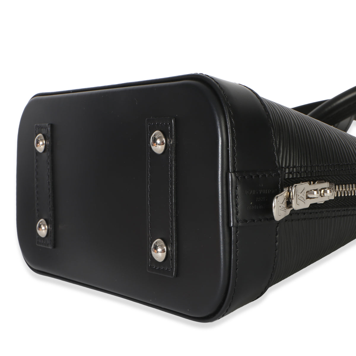 Louis Vuitton Black Epi Alma BB Handbag box