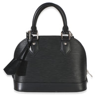 Louis Vuitton Black Epi Alma BB Handbag fv