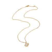 Van Cleef & Arpels Yellow Gold Mother Of Pearl Sweet Alhambra Pendant pv
