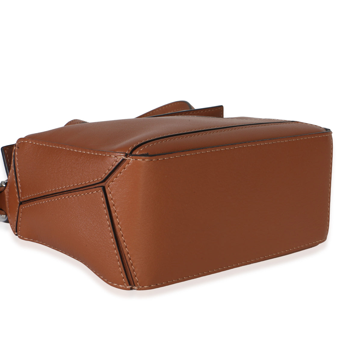 Loewe Tan Classic Calfskin Mini Puzzle Bag Handbag clasp