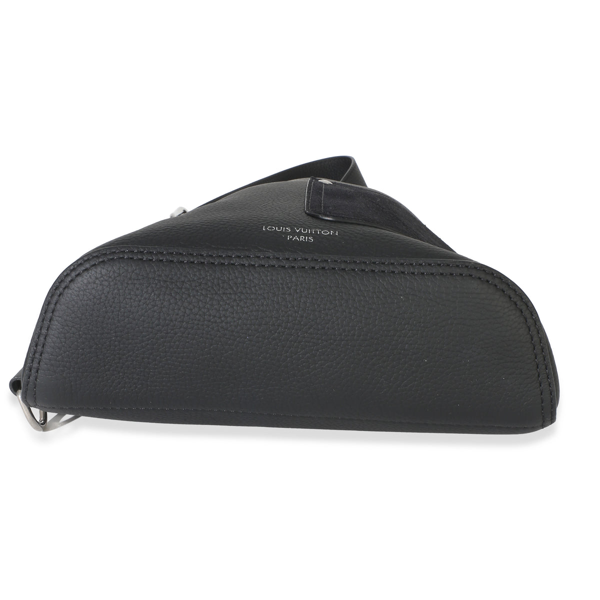 Louis Vuitton Black LV Touch Calfskin Delta Slingbag Handbag stamp